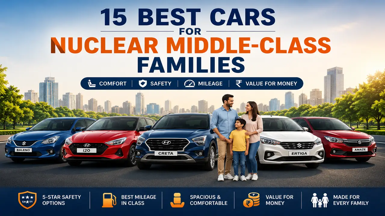15 Best Family Cars for Middle-Class Families in India