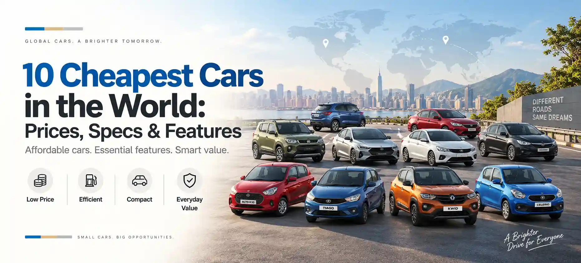 10 Cheapest Cars in the World: Prices, Specs & Features