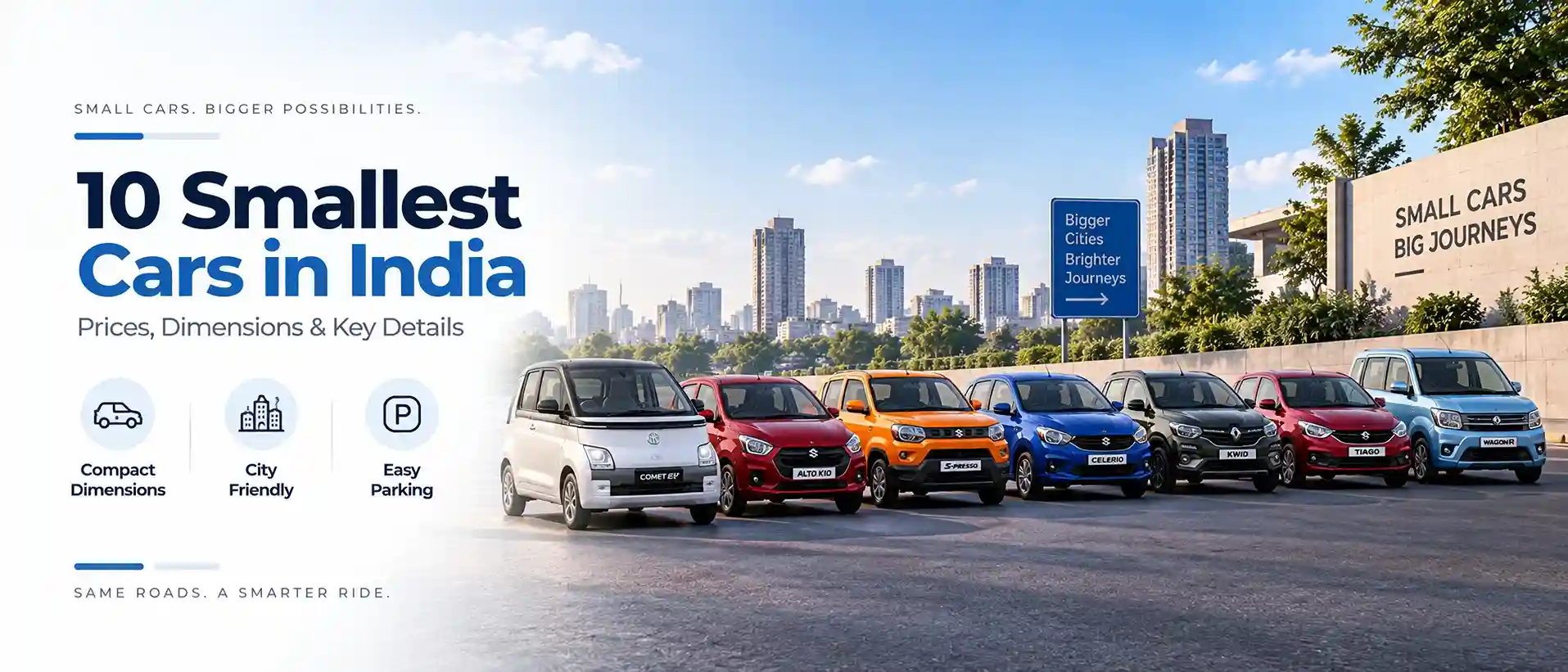 10 Smallest Cars in India: Prices, Dimensions & Key Details