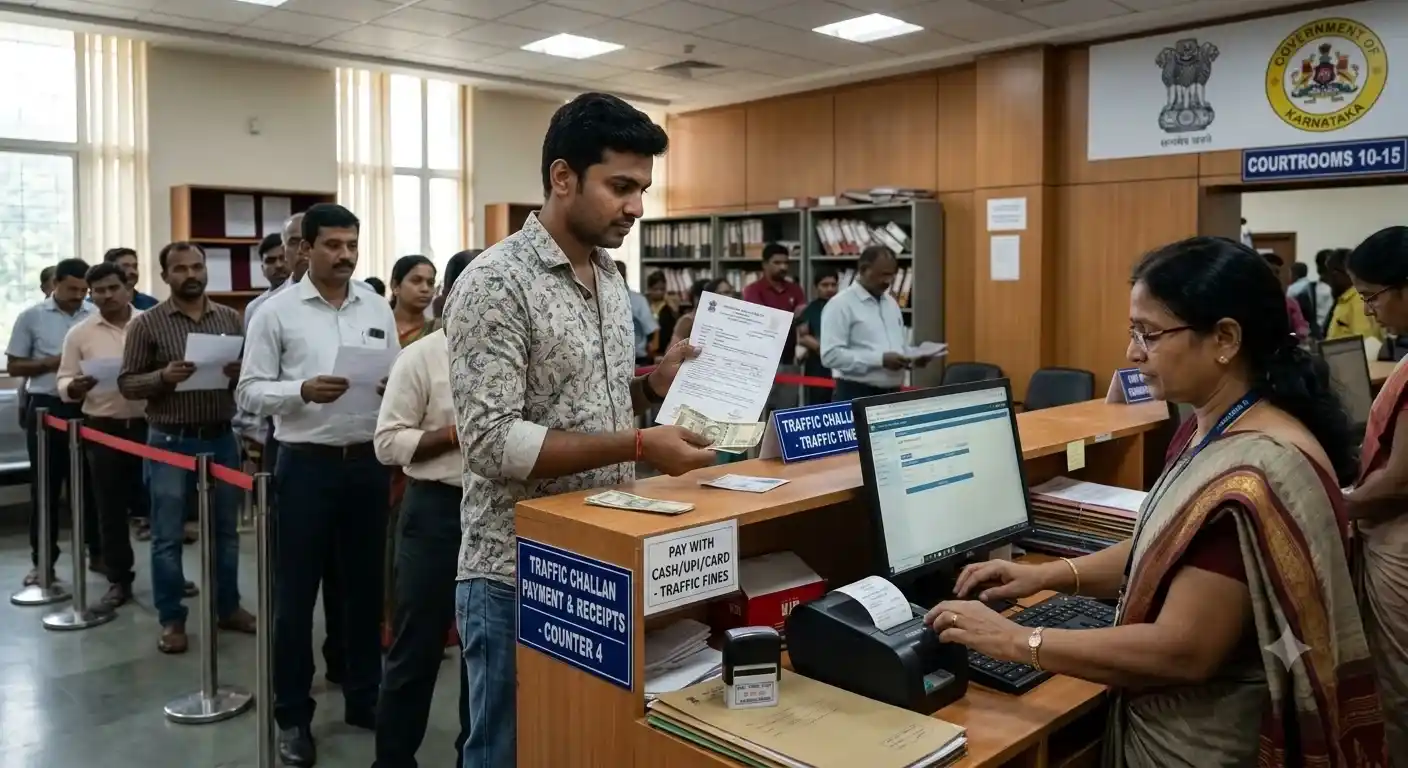 Pay Traffic Challan in Court