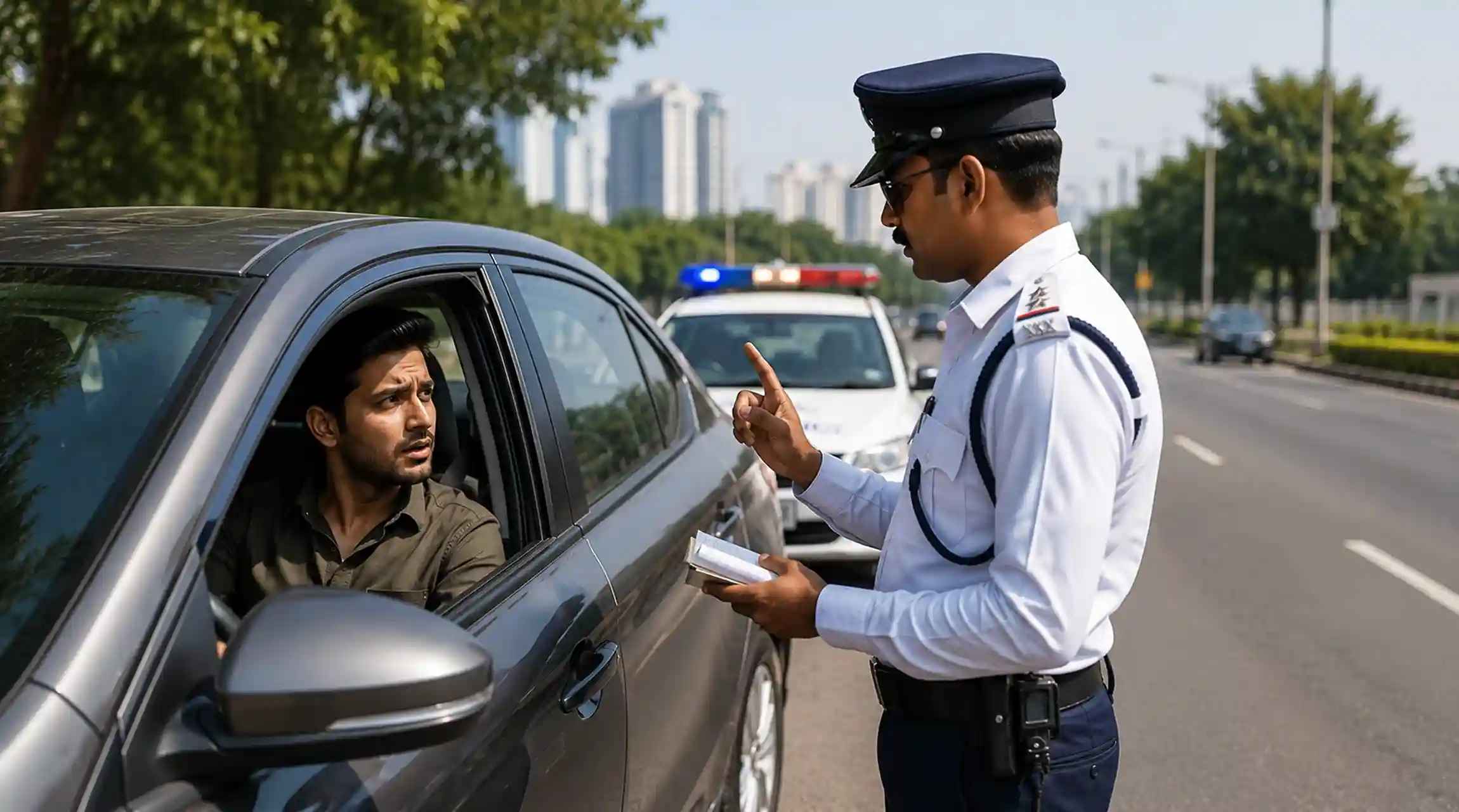 Seat Belt Challan in India